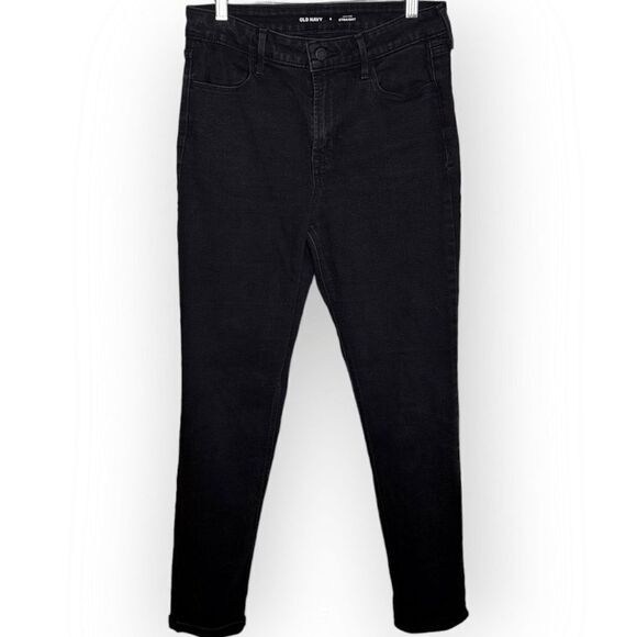 Old Navy High Rise Straight Jean in Black Jack size 6 - Picture 1 of 7